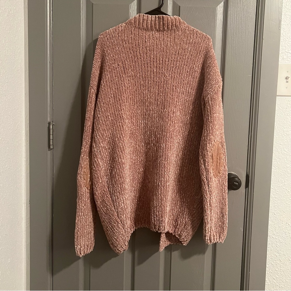 POL Chunky Knit Sweater in Blush - Picture 5 of 7